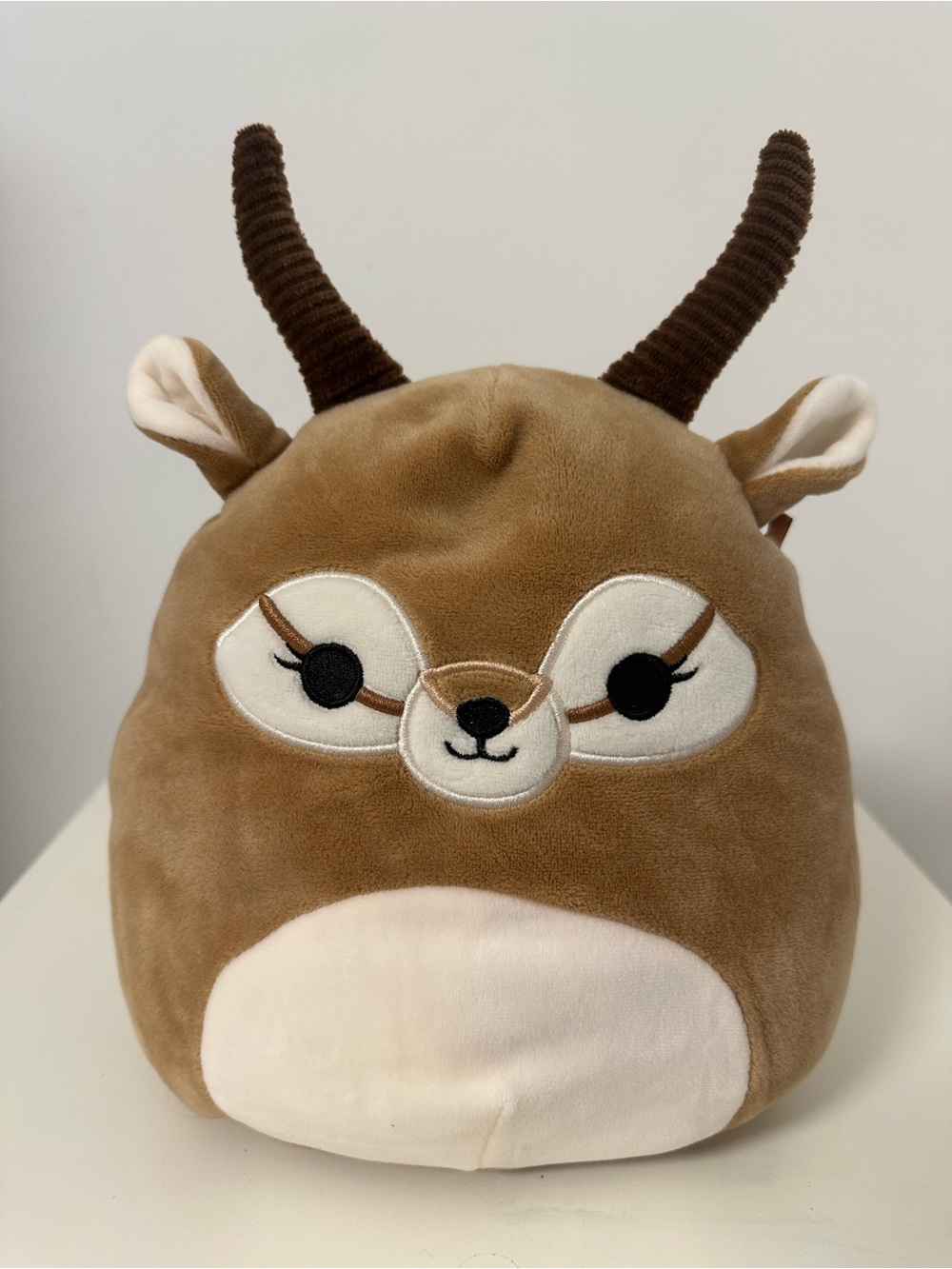 Squishmallows Brown and Cream Deer Plush